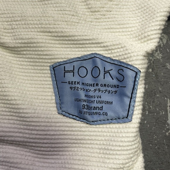 93 Brand "Hooks V4" Jiu Jitsu Gi Jacket Only F1 Brazilian Ju Jitsu Uniform - Picture 2 of 8